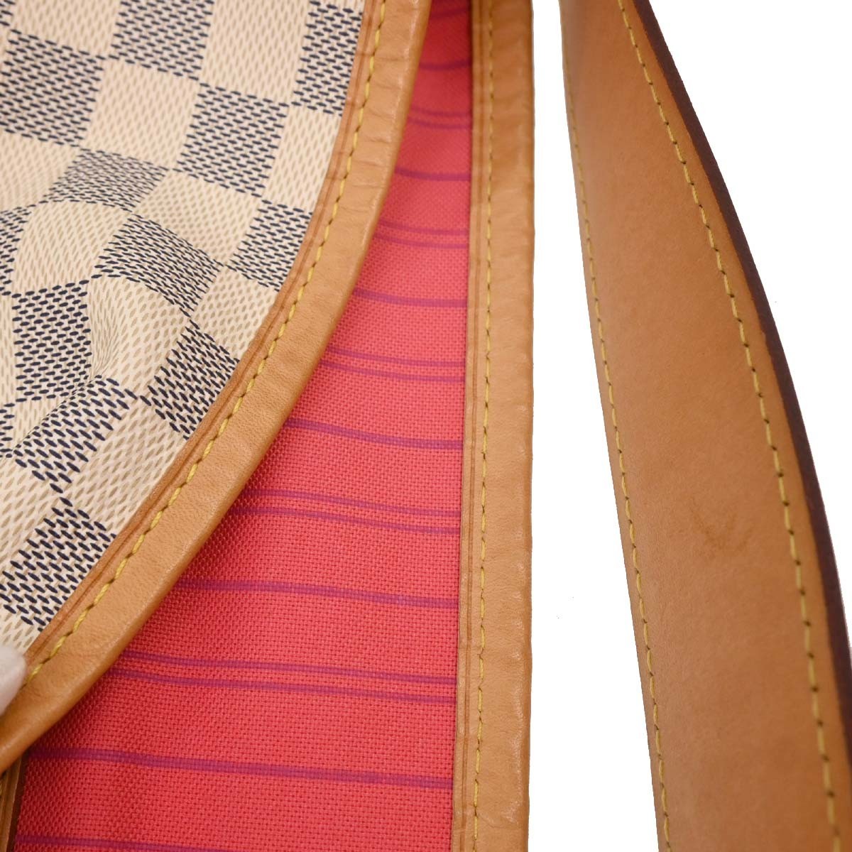 Louis Vuitton Delightful NM Handbag Damier, WHITE, CANVAS, Shoulder bag