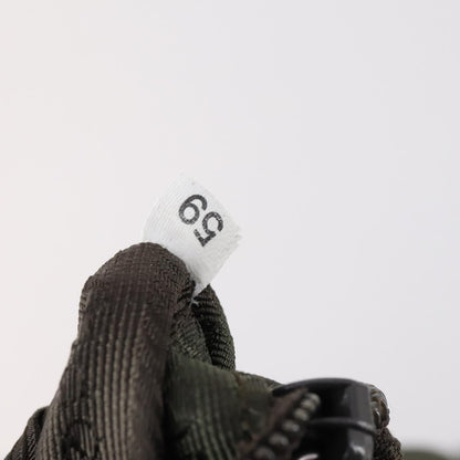 Prada Corsaire Backpack Embroidered Quilted Denim, KHAKI, NYLON, Backpack