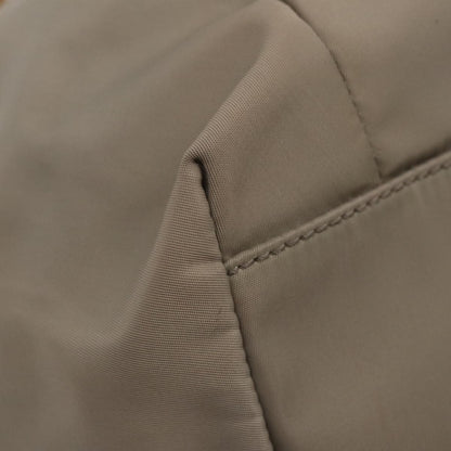 Salvatore Ferragamo Convertible Bow Satchel Nylon, BEIGE, NYLON, Handbag