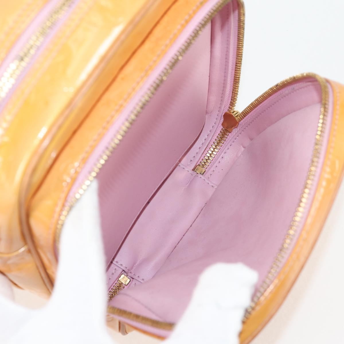 Louis Vuitton Wooster Handbag Monogram Vernis, BEIGE, PATENT_LEATHER, Handbag