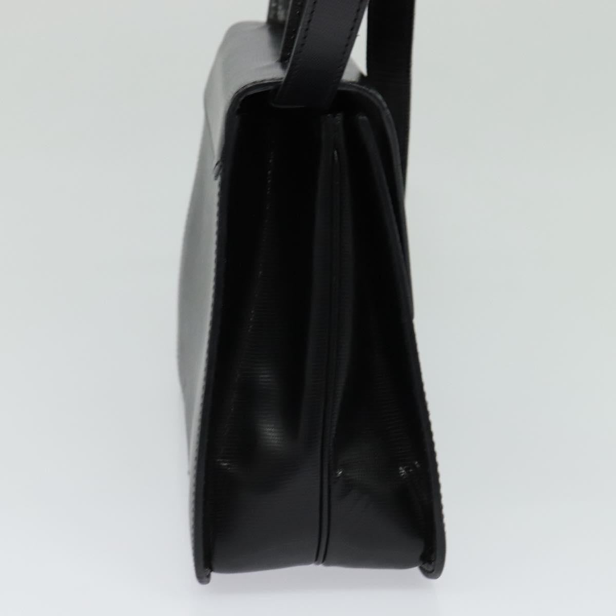 Celine Circle Logo Handbag Leather, BLACK, LEATHER, Handbag