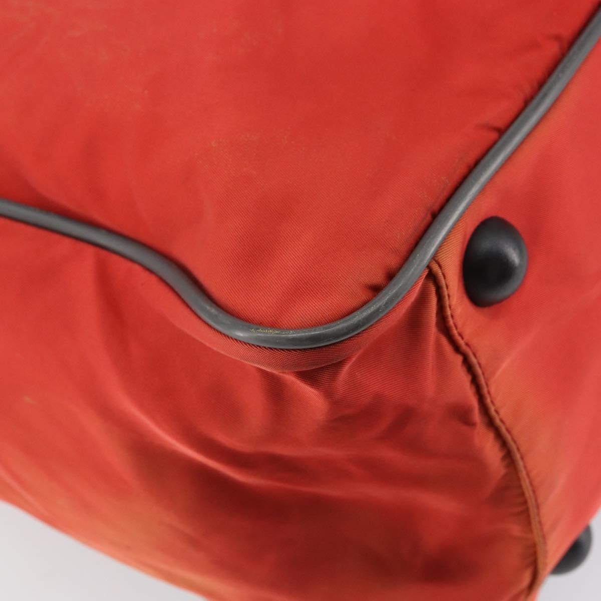 Prada Boston Bag Tessuto, RED, NYLON, Travel bag