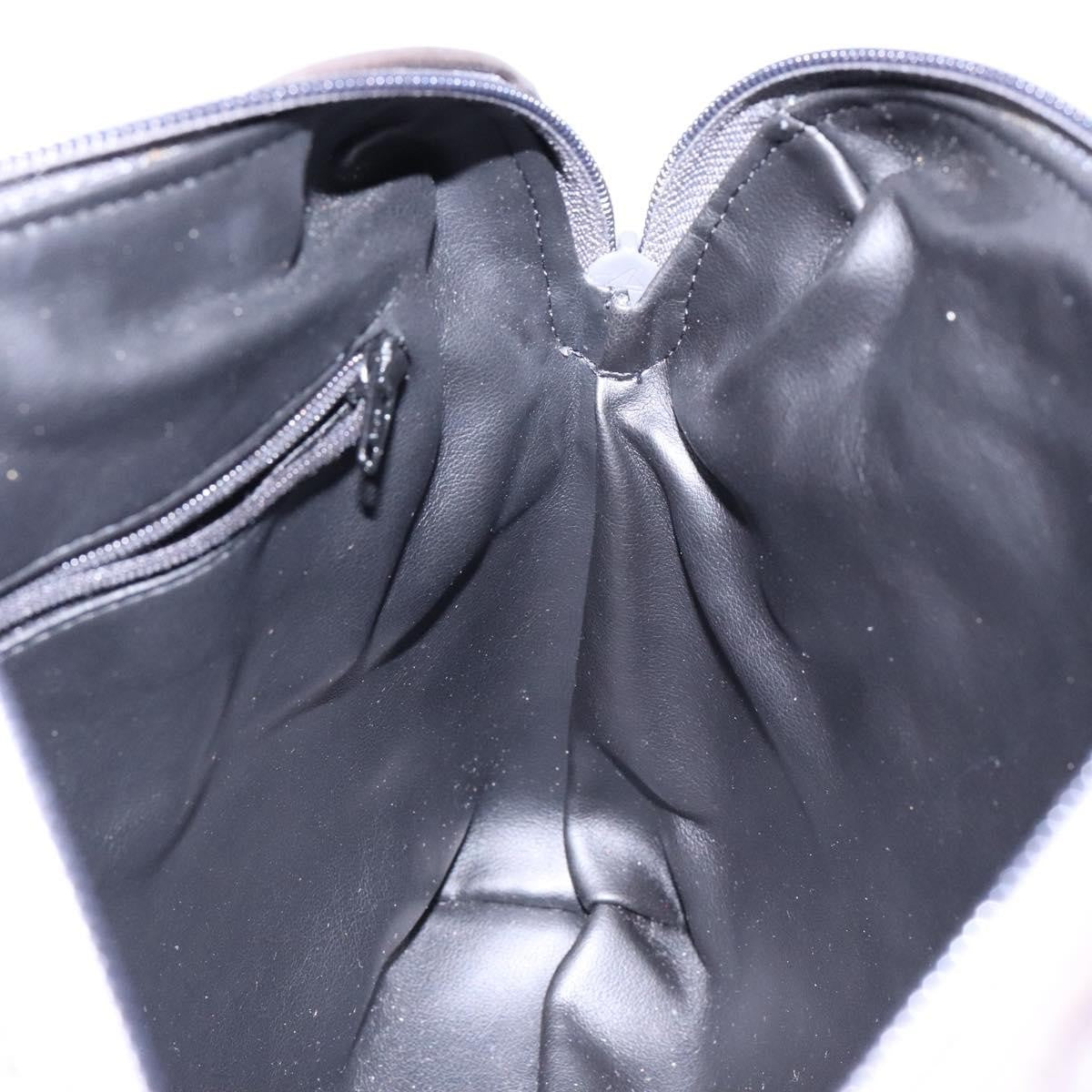 Bally Vintage Handbag Quilted Leather, GRAY, LEATHER, Handbag