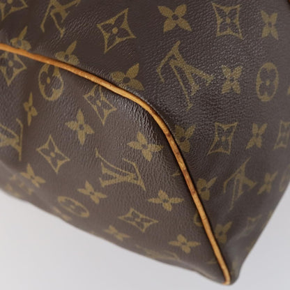 Louis Vuitton Sac Souple Handbag Monogram Canvas, BROWN, CANVAS, Travel bag