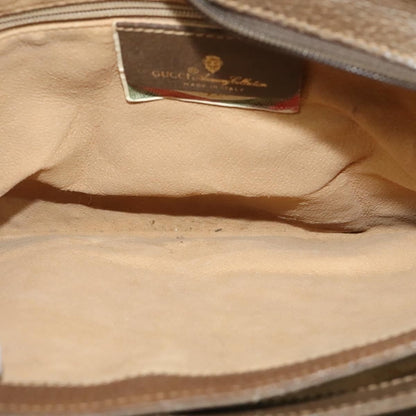 Gucci Vintage Shoulder Bag GG Coated Canvas, BEIGE, PVC, Shoulder bag