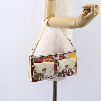 Salvatore Ferragamo Gancini Shoulder Bag Nylon, MULTICOLOUR, NYLON, Shoulder bag