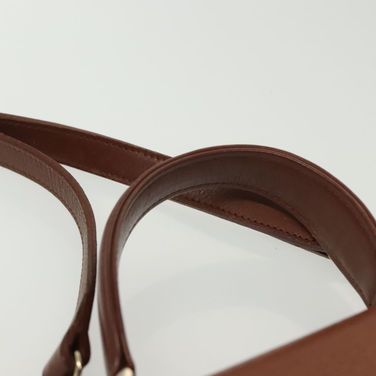 Burberry Vintage Handbag Leather, BROWN, LEATHER, Handbag