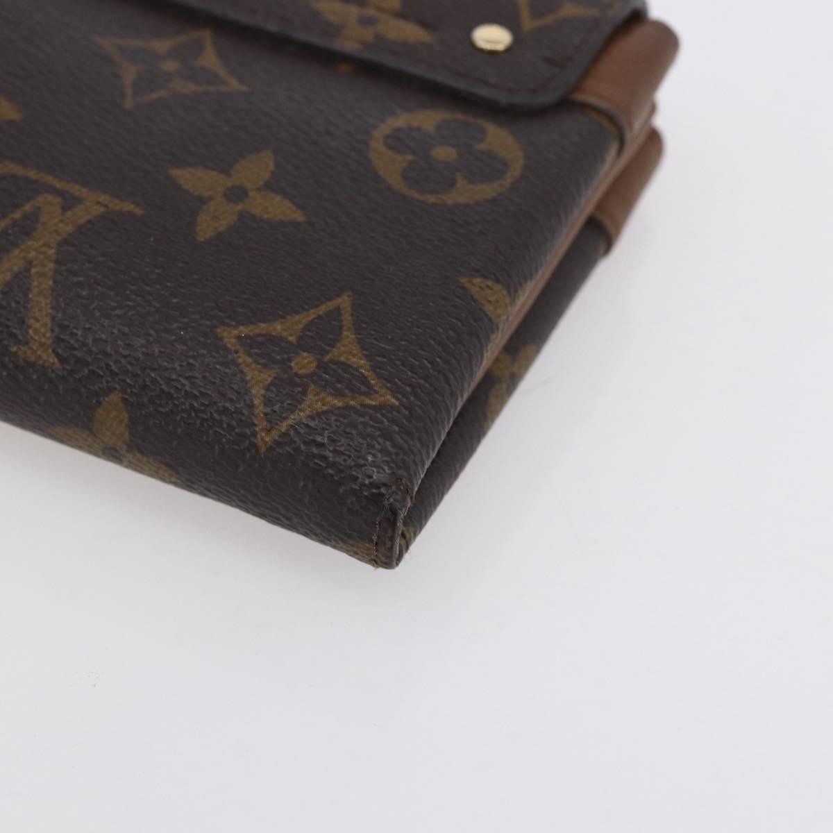 Louis Vuitton Elysee Wallet Monogram Canvas and Leather, CAMEL, CANVAS, Wallets