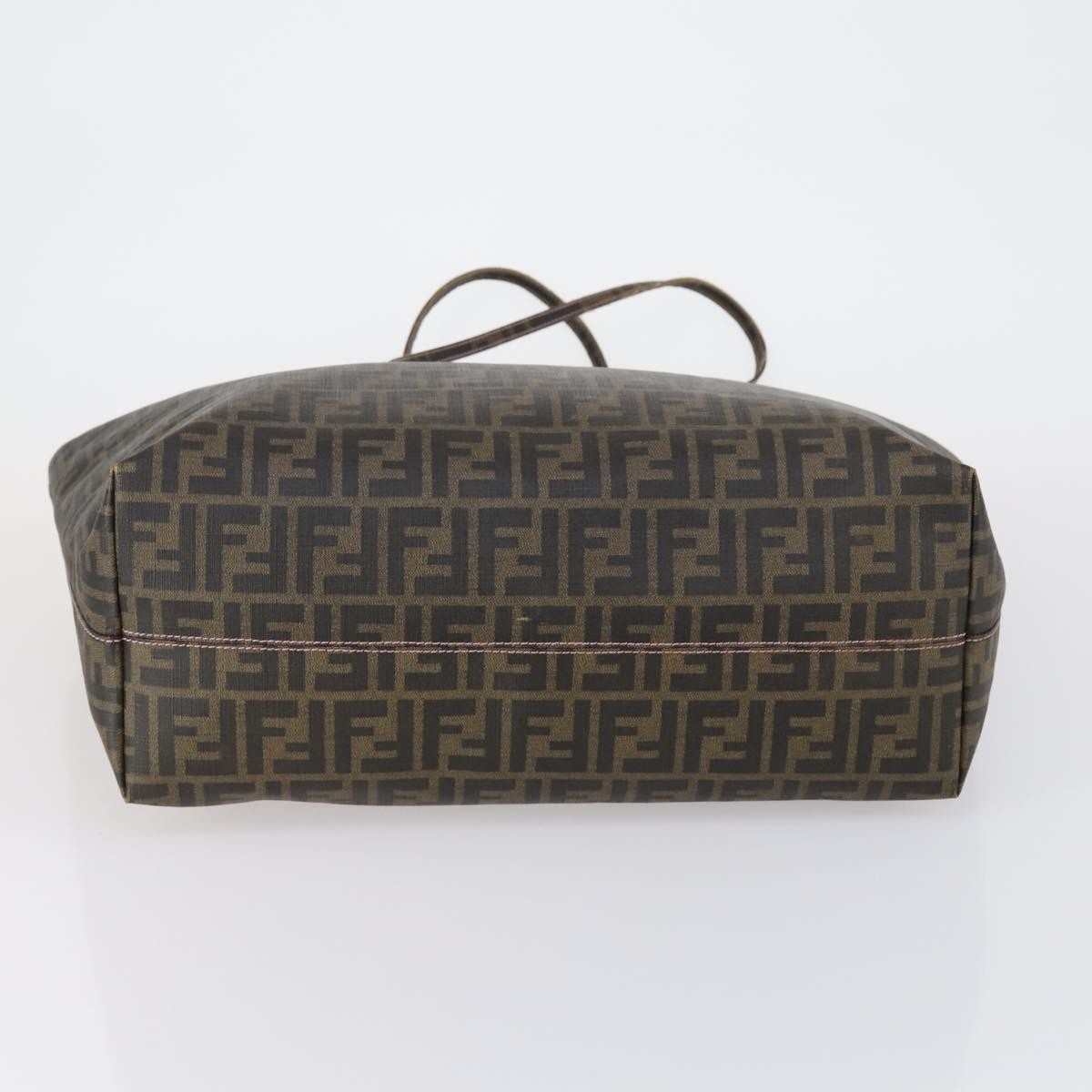 Fendi Roll Tote Zucca Canvas, BLACK, CANVAS, Tote bag