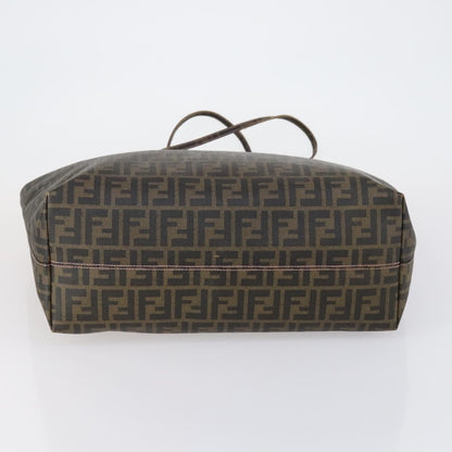 Fendi Roll Tote Zucca Canvas, BLACK, CANVAS, Tote bag