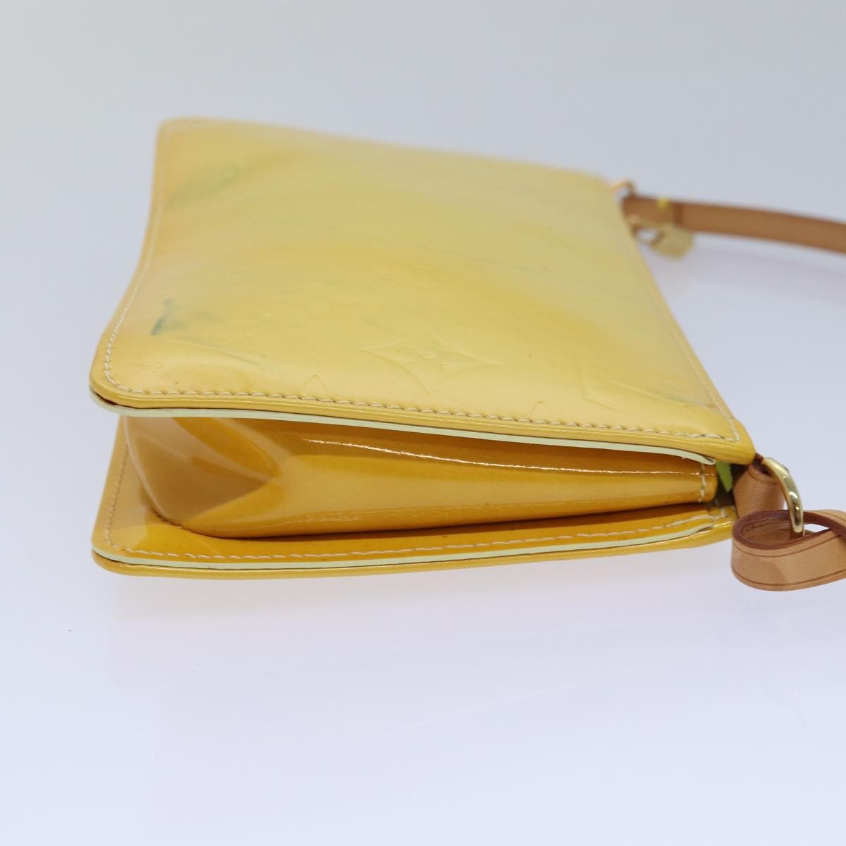 Louis Vuitton Lexington Pochette Monogram Vernis, YELLOW, PATENT_LEATHER, Clutche & pouche
