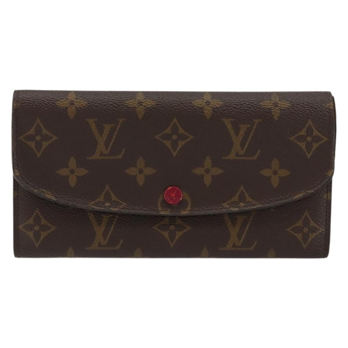 Louis Vuitton Emilie Wallet Monogram Canvas, BROWN, CANVAS, Wallets