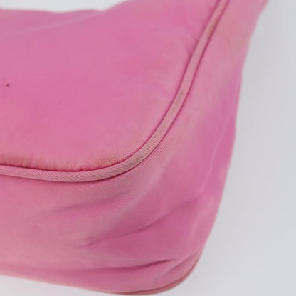 Prada Hobo Tessuto, PINK, NYLON, Handbag