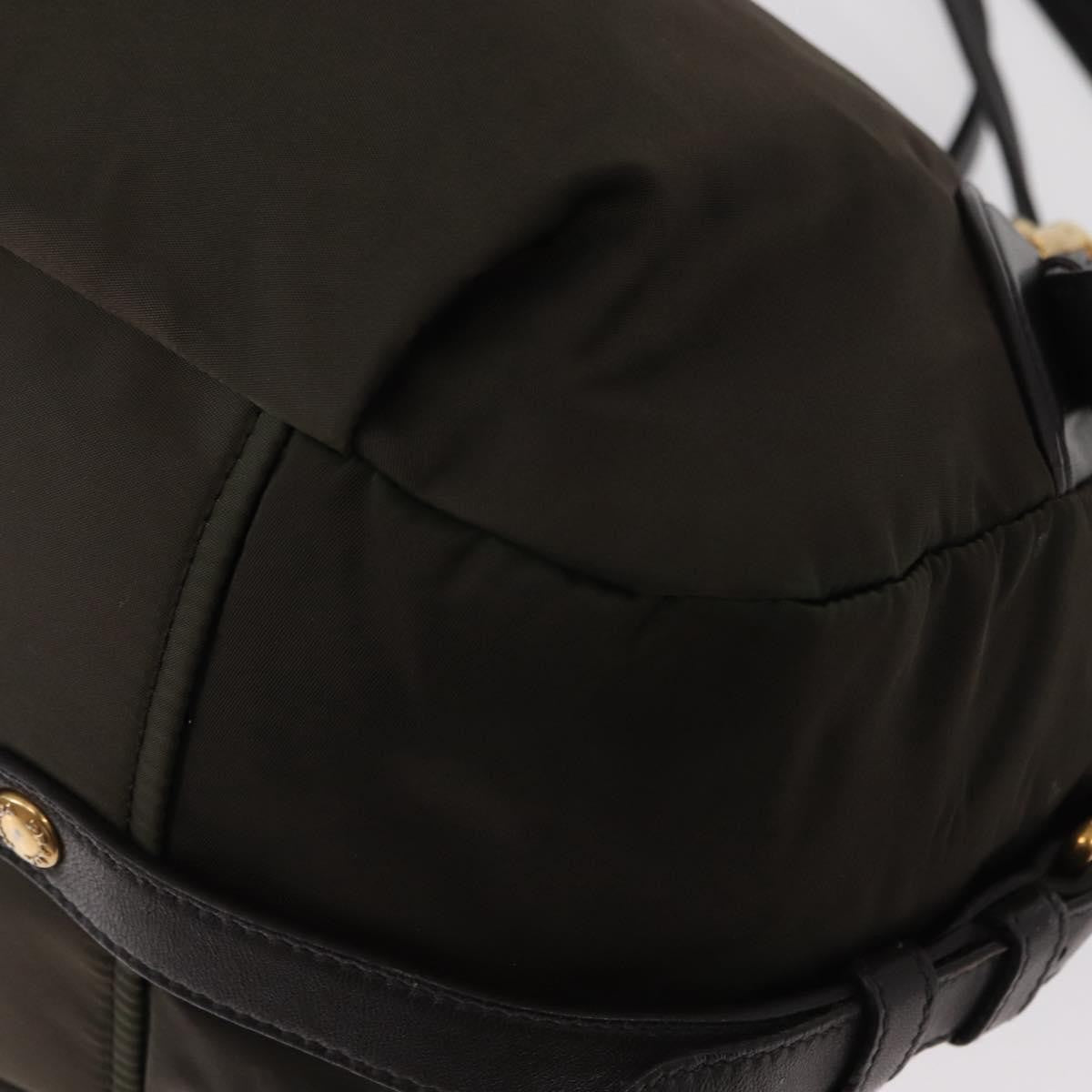Prada Vintage Handbag Tessuto, KHAKI, NYLON, Handbag