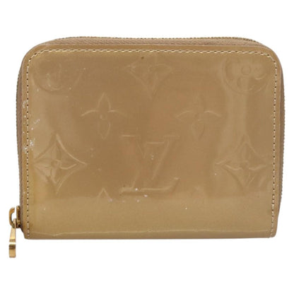 Louis Vuitton Porte-Monnaie Zippy Wallet Monogram Vernis, BEIGE, PATENT_LEATHER, Wallets