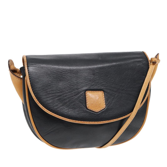 Celine Vintage Macadam Handbag vinyle, BLACK, LEATHER, Shoulder bag