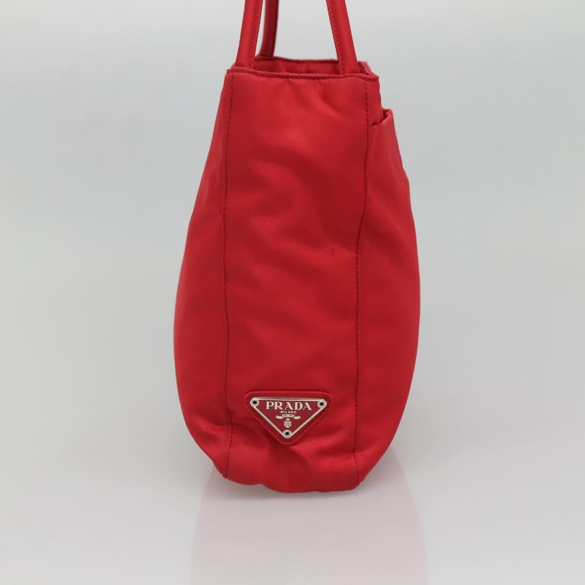 Prada Vintage Tote Tessuto, RED, NYLON, Tote bag