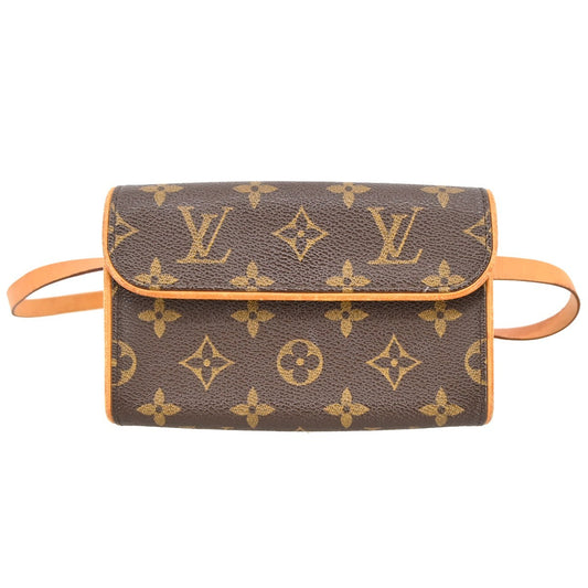Louis Vuitton Florentine Pochette Monogram Canvas, Brown, Canvas, Clutch