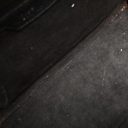 Celine Luggage Bag Smooth Leather, BLACK, LEATHER, Handbag