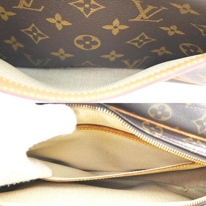 Louis Vuitton Reporter Bag Monogram Canvas, BROWN, CANVAS, Shoulder bag