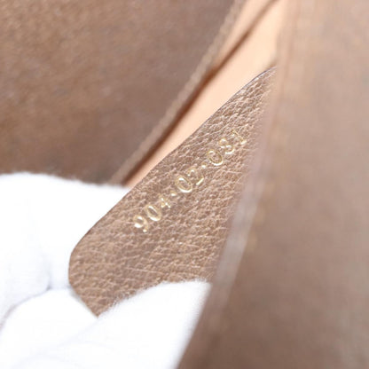 Gucci Vintage Open Shoulder Bag (Outlet) GG Canvas with Leather, BEIGE, PVC, Shoulder bag