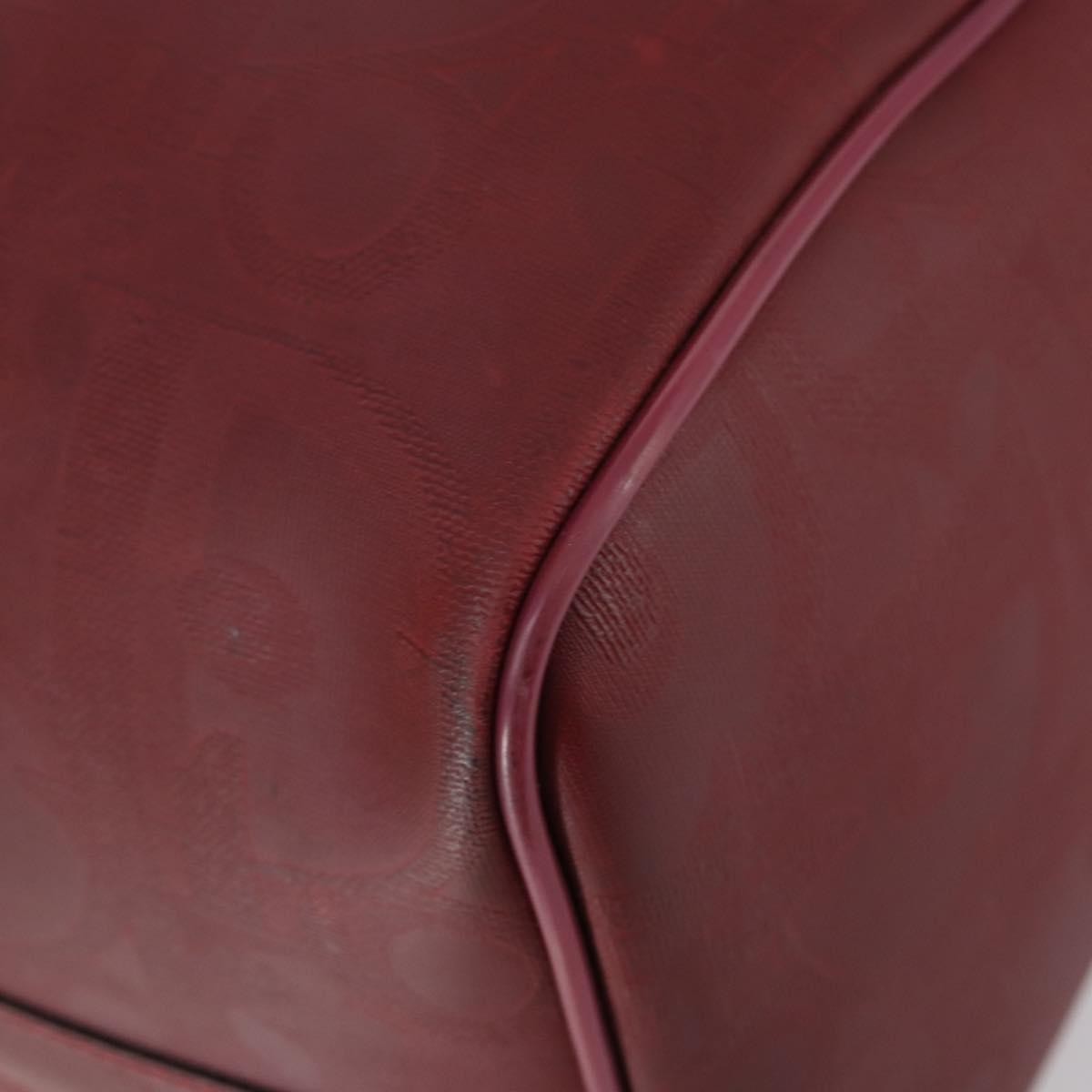 Christian Dior Vintage Trotter Duffle Bag Diorissimo Canvas, RED, PVC, Travel bag