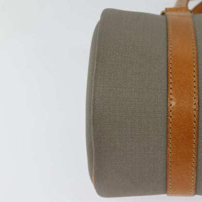 Christian Dior Vintage CD Handbag Canvas, GRAY, CANVAS, Handbag