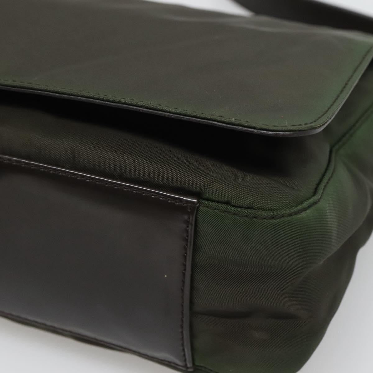 Prada Vintage Shoulder Bag Tessuto, KHAKI, NYLON, Shoulder bag