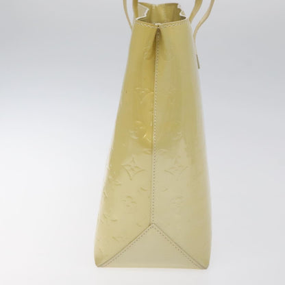 Louis Vuitton Wilshire Handbag Monogram Vernis, YELLOW, PATENT_LEATHER, Handbag