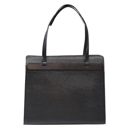 Louis Vuitton Croisette Handbag Epi Leather, BLACK, LEATHER, Tote bag