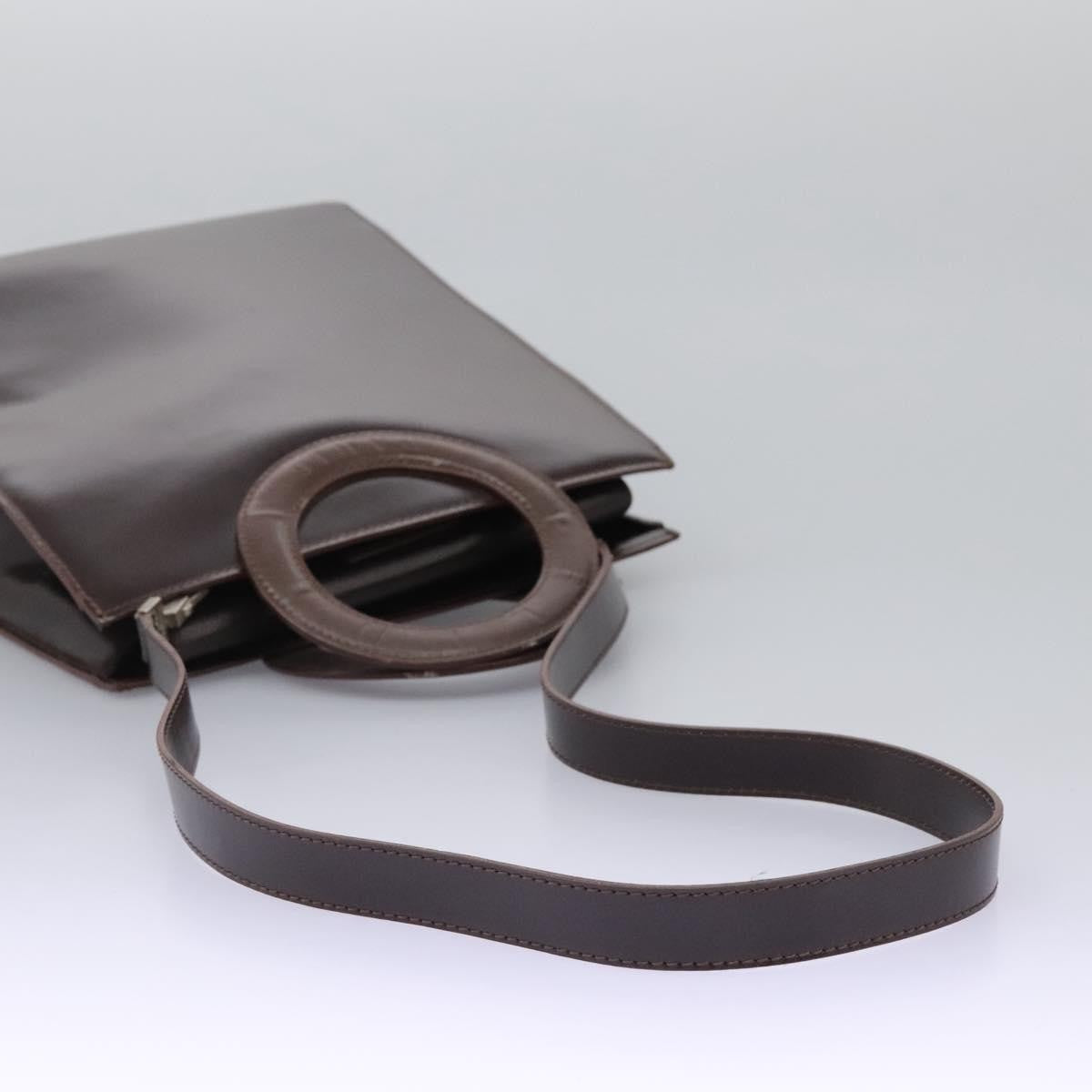 Celine Handbag Leather, BROWN, LEATHER, Handbag