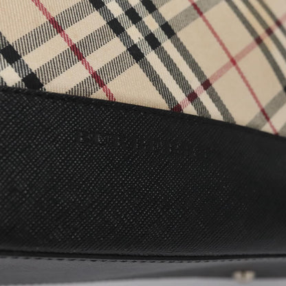 Burberry Shoulder Bag Nova Check Canvas, BEIGE, CANVAS, Shoulder bag