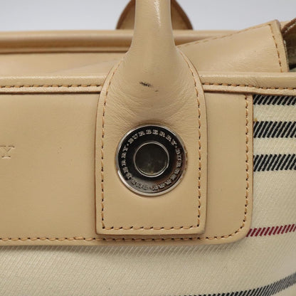 Burberry Nova Check Handbag Nova Check Canvas, BEIGE, CANVAS, Handbag