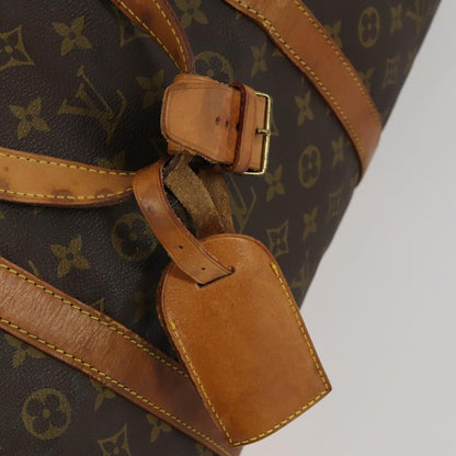 Louis Vuitton Sac Souple Handbag Monogram Canvas, BROWN, CANVAS, Travel bag