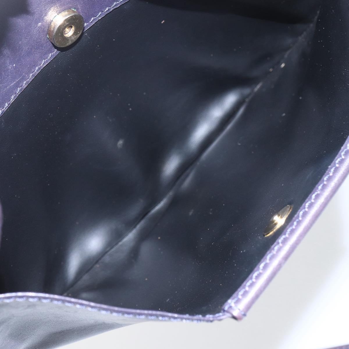 Bally Vintage Shoulder Bag Leather, PURPLE, LEATHER, Shoulder bag