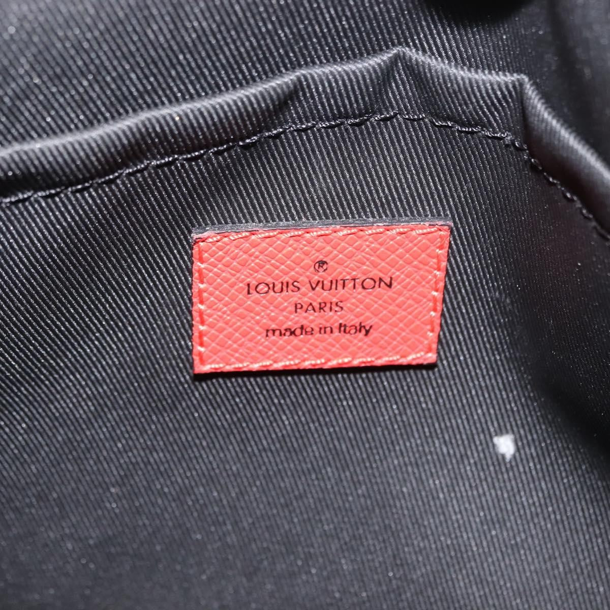 Louis Vuitton Outdoor Messenger Bag Taiga Leather, RED, LEATHER, Crossbody bag