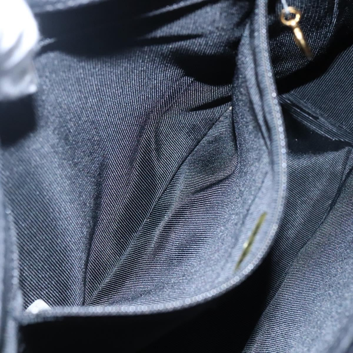 Chanel Vintage Stitched CC Shoulder Bag Caviar, BLACK, LEATHER, Shoulder bag