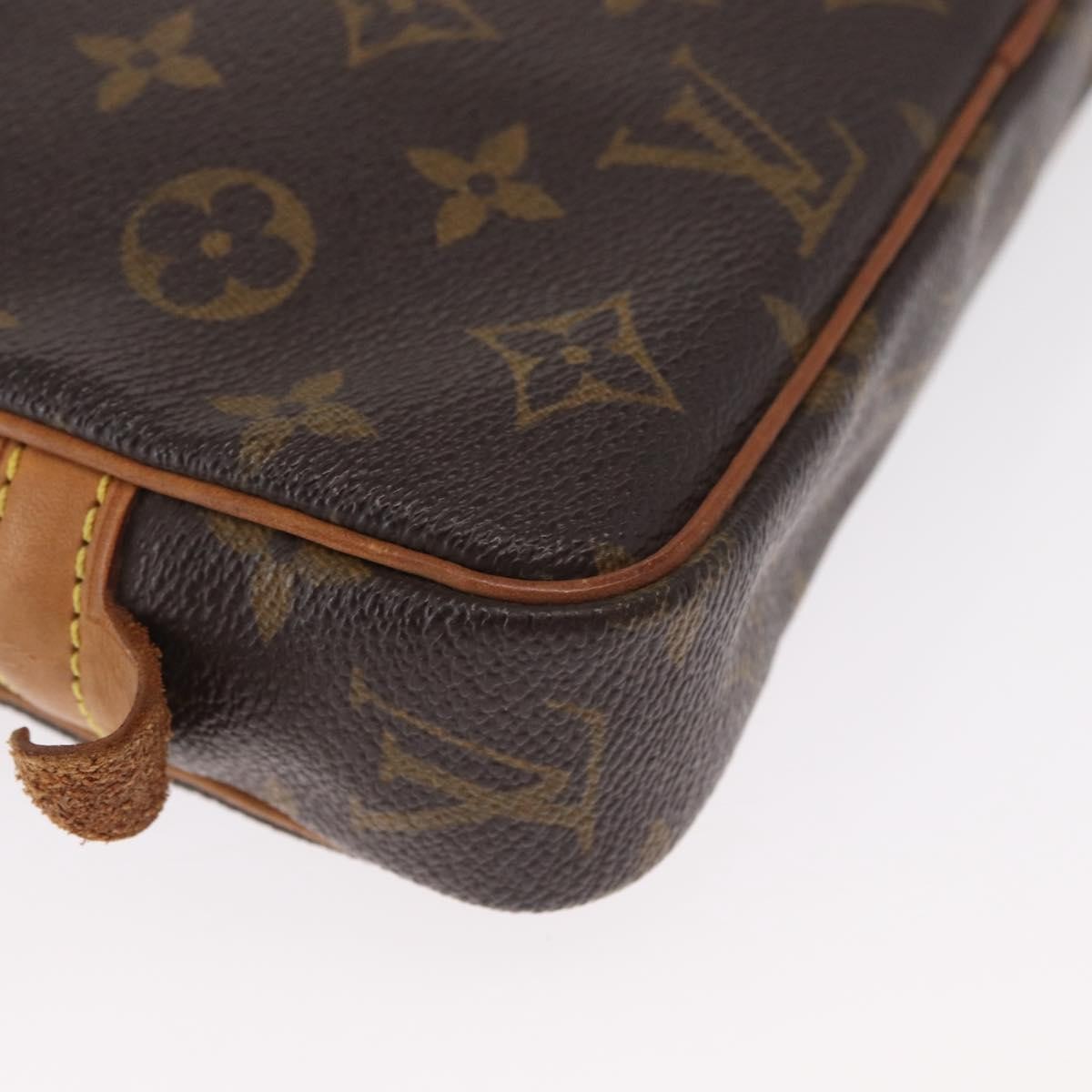 Louis Vuitton Pochette Marly Bandouliere Bag Monogram Canvas, BROWN, CANVAS, Shoulder bag