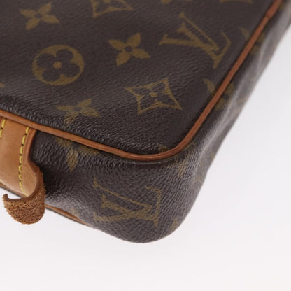 Louis Vuitton Pochette Marly Bandouliere Bag Monogram Canvas, BROWN, CANVAS, Shoulder bag