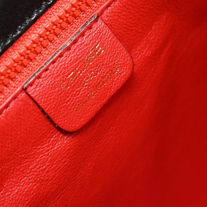 Celine Vintage Shoulder Bag Leather, BLACK, LEATHER, Shoulder bag