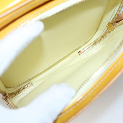 Louis Vuitton Wooster Handbag Monogram Vernis, YELLOW, PATENT_LEATHER, Handbag