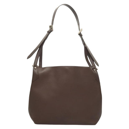Louis Vuitton Mandara Handbag Epi Leather, BROWN, LEATHER, Shoulder bag