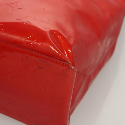 Louis Vuitton Reade Handbag Monogram Vernis, RED, PATENT_LEATHER, Handbag