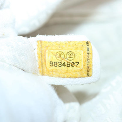 Chanel Zip Shoulder Bag Canvas, BEIGE, CANVAS, Shoulder bag