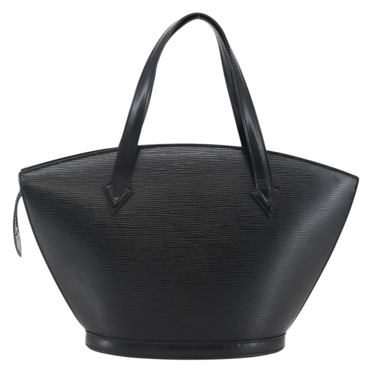 Louis Vuitton Saint Jacques Handbag Epi Leather, BLACK, LEATHER, Handbag