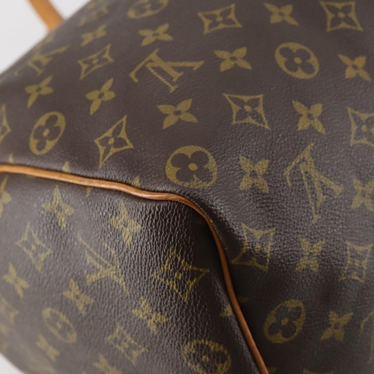Louis Vuitton Keepall Bag Monogram Canvas, BROWN, CANVAS, Travel bag