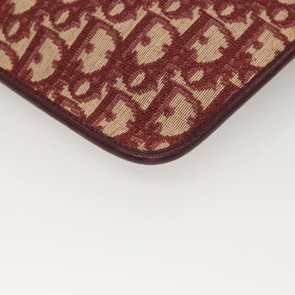 Christian Dior Vintage Trotter Shoulder Bag Canvas, RED, CANVAS, Shoulder bag