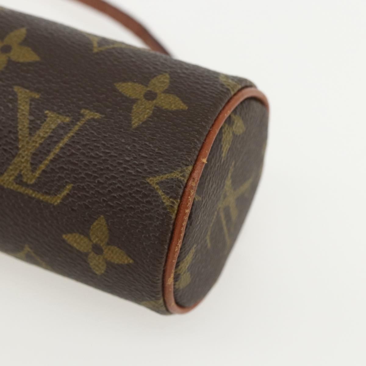 Louis Vuitton Papillon Pochette Monogram Canvas, BROWN, CANVAS, Clutche & pouche