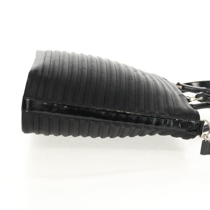 Gucci Vintage Bamboo Handle Bag Nylon, BLACK, NYLON, Handbag