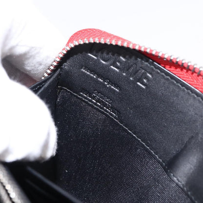 Loewe Anagram Wallet Leather, RED, LEATHER, Wallets